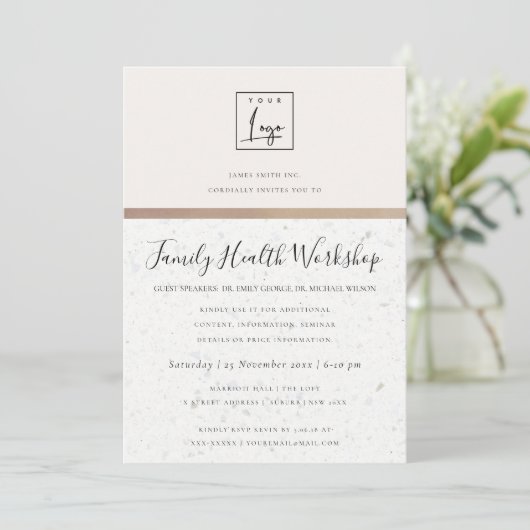 INVITATION TRIANGLE ROSE GOLD PARTIES SCINTILLANT SÉMINAIRE A (Debout devant)