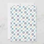 Invitation Tribal Arrows Baby shower Invitation, C'est un gar (Dos)