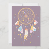 Invitation Tribal Dreamcatcher Boho Baby First 1st Birthday (Dos)
