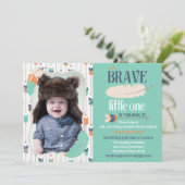 Invitation tribale courageuse de photo (Debout devant)