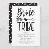 Invitation Tribe de mariée | Bachelorette (Devant / Derrière)