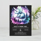 Invitation Tricératops Fun Fun (Debout devant)