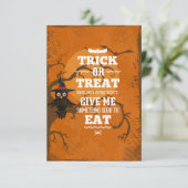 Invitation Trick or Treat Be So Sweet Halloween Party (Debout devant)