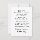 Invitation Trick or Treat Be So Sweet Halloween Party (Dos)