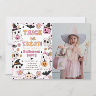 INVITATION TRICK OR TREAT MIGNON HALLOWEEN