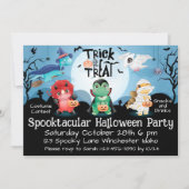 Invitation Trick or Treat Spooktacular Halloween Party (Devant)