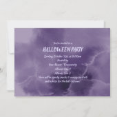 Invitation Trick ou Treat ! Fête d'Halloween (Dos)