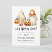 Invitation Trick ou Treat Kids Halloween Party (Debout devant)