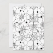 Invitation Trick ou Treat Spider Halloween Party (Dos)