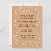 Invitation Tricolor Shamrock St. Patrick's Day Party (Dos)