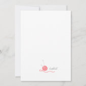 Invitation Tricot Circle (Dos)