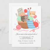 Invitation Tricot Circle (Devant / Derrière)