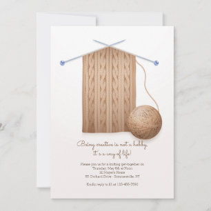 Invitation Tricot de Scarf 