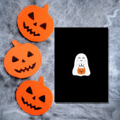 Invitation tricoter ou traiter l'heure de la fête halloween