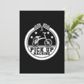 Invitation Tricycle à trois roues de ramassage Cadeau (Debout devant)