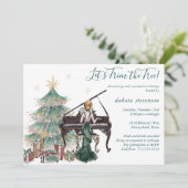 Invitation Trim arborescente et fête d'échange d'ornements (Debout devant)