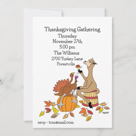 Invitation Trinquons à la Saison (Devant)