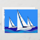 Invitation Trio des voiliers (Devant / Derrière)