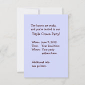 Invitation Triple Crown Horse Race Party (Dos)