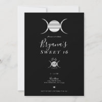 Triple Goddess Cycle Luna Argenté & Noir Douce 16