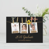 Invitation Triple Photo Collage (Debout devant)