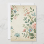 Invitation Tripler la Joie : Une Célébration pour nos Triplés (Dos)