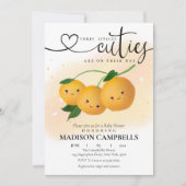 Invitation Triplet trois petites villes sont en route (Devant)