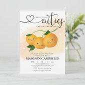 Invitation Triplet trois petites villes sont en route (Debout devant)