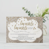 Invitation Triplets Twinkle Twinkle Little Star (Debout devant)
