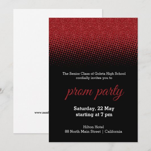 Invitation Trisimilisme moderne (Devant / Derrière)