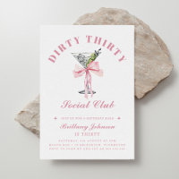 Triste Trente Bow & Martini 30e anniversaire
