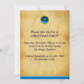 Invitation TROIS ANGELS EN BLEU, Sapphire (Dos)