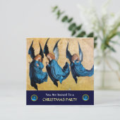 Invitation TROIS ANGELS EN BLEU, Sapphire (Debout devant)