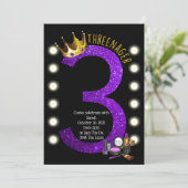 Invitation Trois ans (Debout devant)