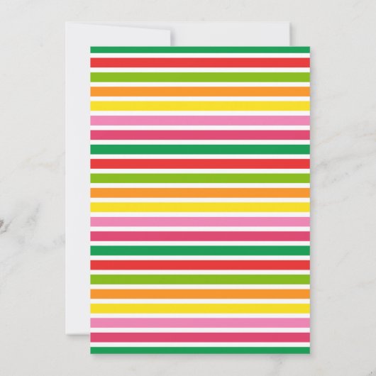 Invitation Trois ans de fruit mignon, fruit anniversaire (Dos)