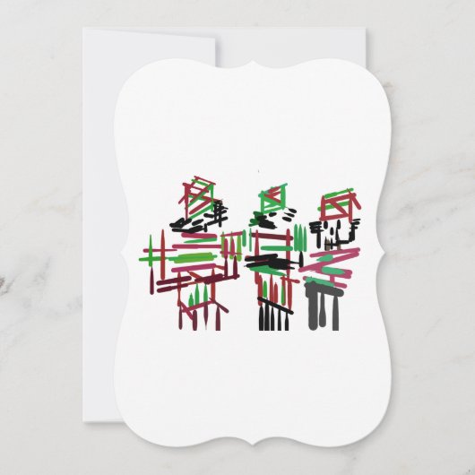 Invitation Trois casse-noix de Noël (Devant)