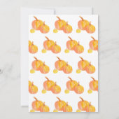 Invitation 'Trois Citrouilles (Dos)