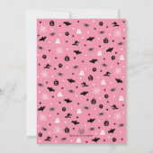 Invitation Trois Esprit | Fille Halloween Ghost 3ème annivers (Dos)