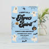 Invitation Trois Esprit Halloween 3ème Troisième fête d'anniv (Debout devant)