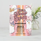 Invitation Trois Esprit Super Halloween Troisième fête d'anni (Debout devant)