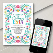Invitation Trois-esta Fiesta 3e anniversaire