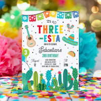 Trois Esta Mexicaine Fiesta 3e fête d'anniversaire
