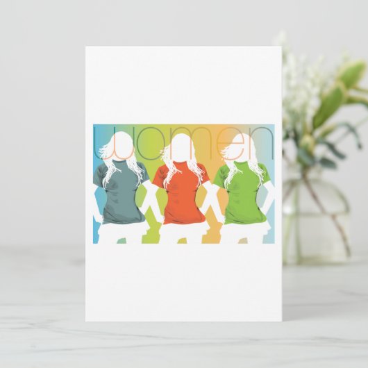 Invitation Trois femmes (Debout devant)