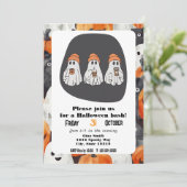 Invitation Trois fêtards Halloween Bash (Debout devant)