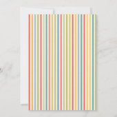 Invitation Trois fois plus de plaisir 3e anniversaire (Dos)