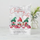 Invitation Trois Gnomes Mignons (Debout devant)