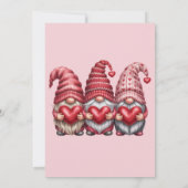 Invitation Trois Gnomes Roses 3ème Anniversaire (Dos)