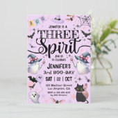 Invitation Trois mignons fantômes Spirit Halloween 3ème anniv (Debout devant)