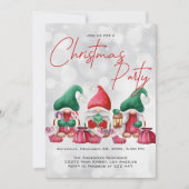 Invitation Trois mignons Gnomes (Devant)