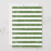 Invitation Trois pois dans un Baby shower de pois Triplet d'i (Dos)